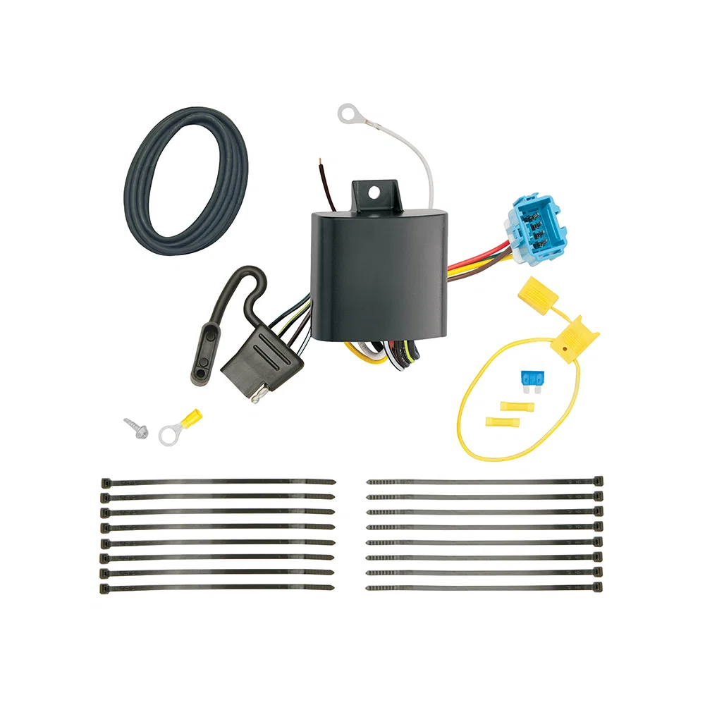 118753 – TEKONSHA Trailer Wiring Connector, T-One Connector Assembly With Upgraded Circuit Protected ModuLite HD Modu...